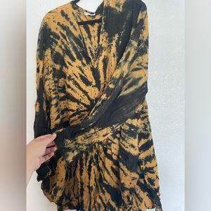 Tie dye hippie tunic